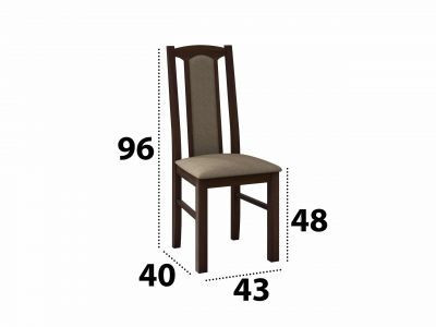 Set masă extensibilă W 1, 160/200 X 80, + 6 Scaune B 7, Nuc