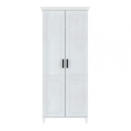 Dulap Paris, MDF 2 Usi, Alb Supermat