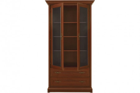 Vitrina Cabinet Sonata 2 Usi si 2 Sertare Castan