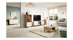 Comoda TV Bollo, MDF, 1 Usa 3 Sertare