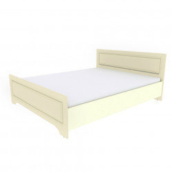 Cadru Pat MDF Bavaria New, Vanilie, 160 x 200
