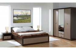 Comoda Koln 2 Usi 4 Sertare Wenge Shtroks