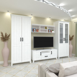 Living Paris, MDF Alb, 305 cm