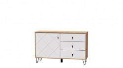 Comoda TV Bollo, MDF, 1 Usa 3 Sertare