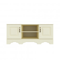 Living Boston, Vitrina 2 Usi, 325 x 210 x 52 CM, MDF Vanilie Mat