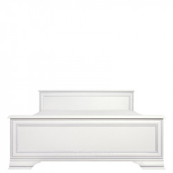 Pat matrimonial Idento, 180x200 CM, MDF Alb Alpin