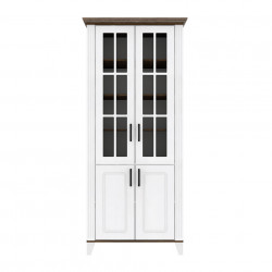 Living Scandi 303 CM Alb Supermat + Stejar Burbon
