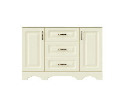 Living Boston, Vitrina 2 Usi, 325 x 210 x 52 CM, MDF Vanilie Mat