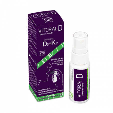 Spray oral pentru adulti Vitoral D, 25 ml