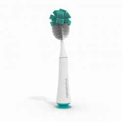 Perie Flexi Manuală pentru Biberon, Nanobebe x 1 buc, turcoaz