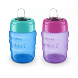 Cană cu tetină moale, 260ml, +12 luni