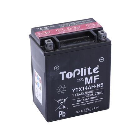 TOPLITE YUASA - Acumulator fara intretinere YTX14AH-BS