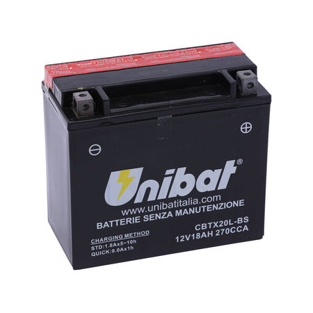 UNIBAT - Acumulator fara intretinere CBTX20L-BS (YTX20L-BS)