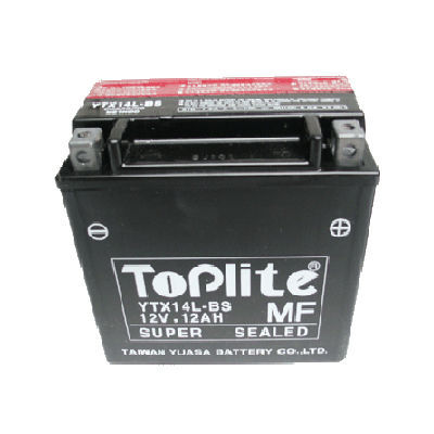 TOPLITE YUASA - Acumulator fara intretinere YTX14L-BS