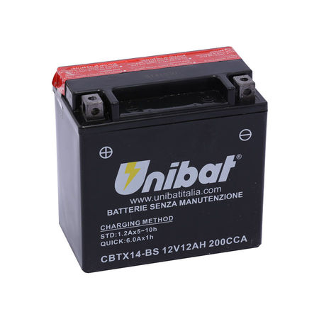 UNIBAT - Acumulator fara intretinere CBTX14-BS (YTX14-BS)