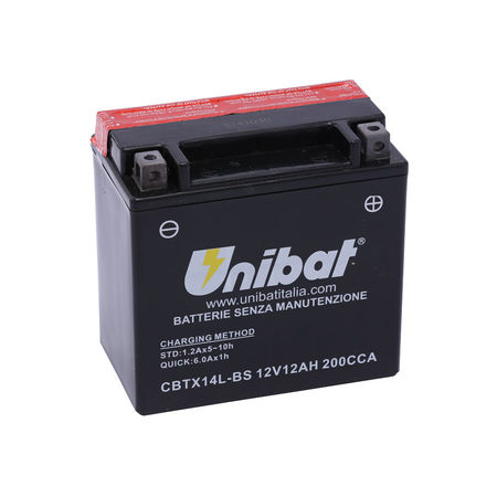 UNIBAT - Acumulator fara intretinere CBTX14L-BS (YTX14L-BS)