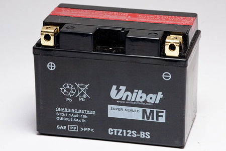 UNIBAT - Acumulator fara intretinere CTZ12S-BS (YTZ12-S)