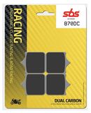 SBS - Placute frana RACING - DUAL CARBON 870DC