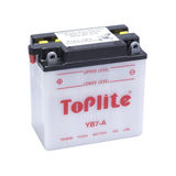 TOPLITE YUASA - Acumulator cu intretinere YB7-A / 12N7-4A