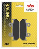 SBS - Placute frana RACING CLASSIC - DUAL CARBON 593DCC