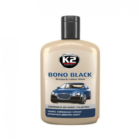 Soluţie înnegrit cauciuc și bare protecţie K2 BONO BLACK 200GR