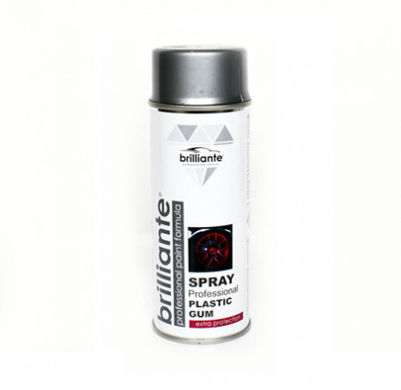 Vopsea spray cauciucata,culoare ARGINTIU Brilliante ,400ml