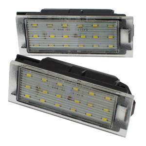 Lampa / bec iluminare numar inmatriculare cu leduri Renault Megane II