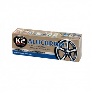 Pasta lustruit suprafete cromate K2 Aluchrom , polish, intretinere