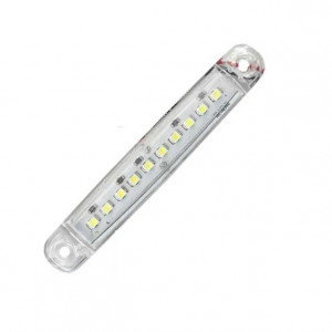 Lampa laterala cu 9 SMD 12V lumina ALBA