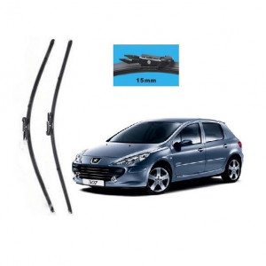 Set 2 buc stergatoare parbriz auto dedicate Peugeot 307 2004-2008