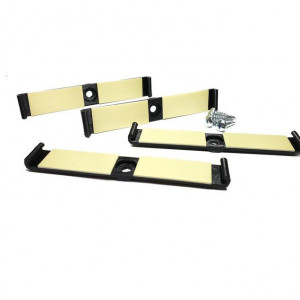 Set suporturi placute numar inmatriculare auto Ultra Slim - 4 bucati (fata + spate), fara rama