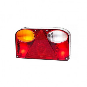 Lampa spate Fristom 238x138, 5 functii, cu triunghi si ceata, stanga, FT-088
