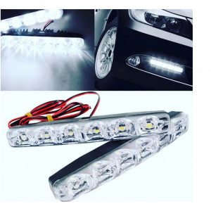 Set 2 bucati lumini de zi universale DRL Led Premium cu 6 leduri