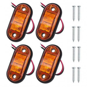Set 4 Bucati Lampa Laterala LED,2 SMD,Rezistent la Apa
