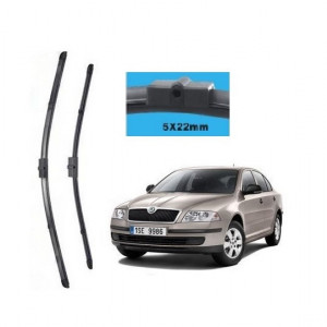 Set 2 buc stergatoare parbriz auto dedicate Skoda Octavia 2 2004-2012