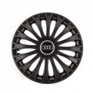 Set 4 capace 15 inch // DINO, compatibil cu gama auto AUDI,negru