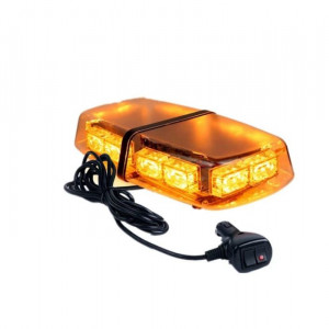 Lampa girofar LED, 36W 12V, 15 functii stroboscopice, magneti cu protectie