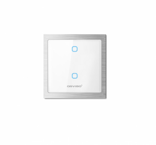 Intrerupatorul inteligent ORVIBO combină aspectul elegant cu un design funcțional și ușor de utilizat.