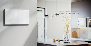 Intrerupator Smart ORVIBO, C-touch, ZigBee, Wi-Fi, control de pe telefon, 2.4 GHz, Google Assistant, Amazon Alexa, T30W2Z