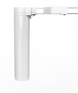 Pachet: Sina draperii telescopica + motor smart Zigbee Orvibo, 2-4m, wireless, control draperii, SHQ011-W45CZ