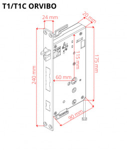 Yala inteligenta Smart ORVIBO, control telefon, amprenta, parola, Zigbee, Airbnb, Booking, T1C
