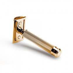Aparat de ras clasic Safety Razor cu pieptan inchis Muehle R89 GOLD