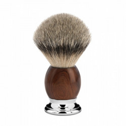 PAMATUF CU PAR DE BURSUC SILVERTIP BADGER SI MANER DIN LEMN DE ESENTA TARE MUEHLE SOPHIST 93 H 47