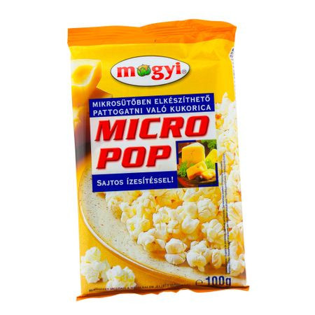 Popcorn cu aroma de cascaval pentru microunde 100g Mogyi