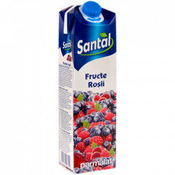 Suc natural de fructe rosii 1L Santal