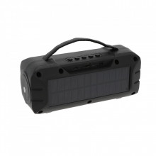 Boxa Portabila ZQS-T315 Rosu cu Incarcare Solara si Lanterna, Suport USB, TF, FM, Bluetooth