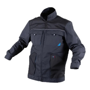 Sako -Geaca de protectie, gri/albastru- material durabil