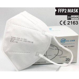 Masca protectie FFP2 - Cu certificat European - Ambalate separat - Comanda minima 30 buc.