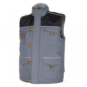TOP - Vesta de protectie de iarna, imblanita, gri