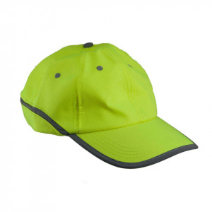 Sapca baseball reflectorizanta, galben fluorescent